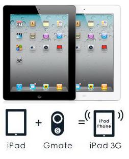 gmate + 2 sim bluetooth ipad