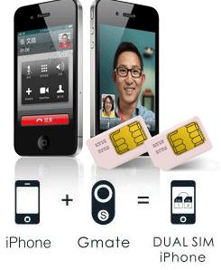 gmate + 2 sim bluetooth iphone