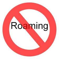 no roaming