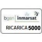 BGAN Ricarica Sim Card Inmarsat prepagata 5000 unità Validità 365 gg