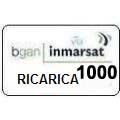 BGAN Ricarica Sim Card Inmarsat prepagata 1000 unità Validità 365 gg