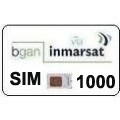 BGAN Sim Card Inmarsat prepagata 1000 unità, validità 365 gg