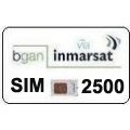 BGAN Sim Card Inmarsat BGAN prepagata 2500 unità, validità 365 gg