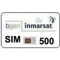 BGAN Sim Card Inmarsat prepagata 500 unità, validità 180 gg