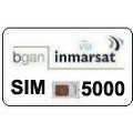BGAN Sim Card Inmarsat  prepagata 5000 unità, validità 365 gg 