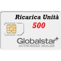 Globalstar Ricarica 500 unità